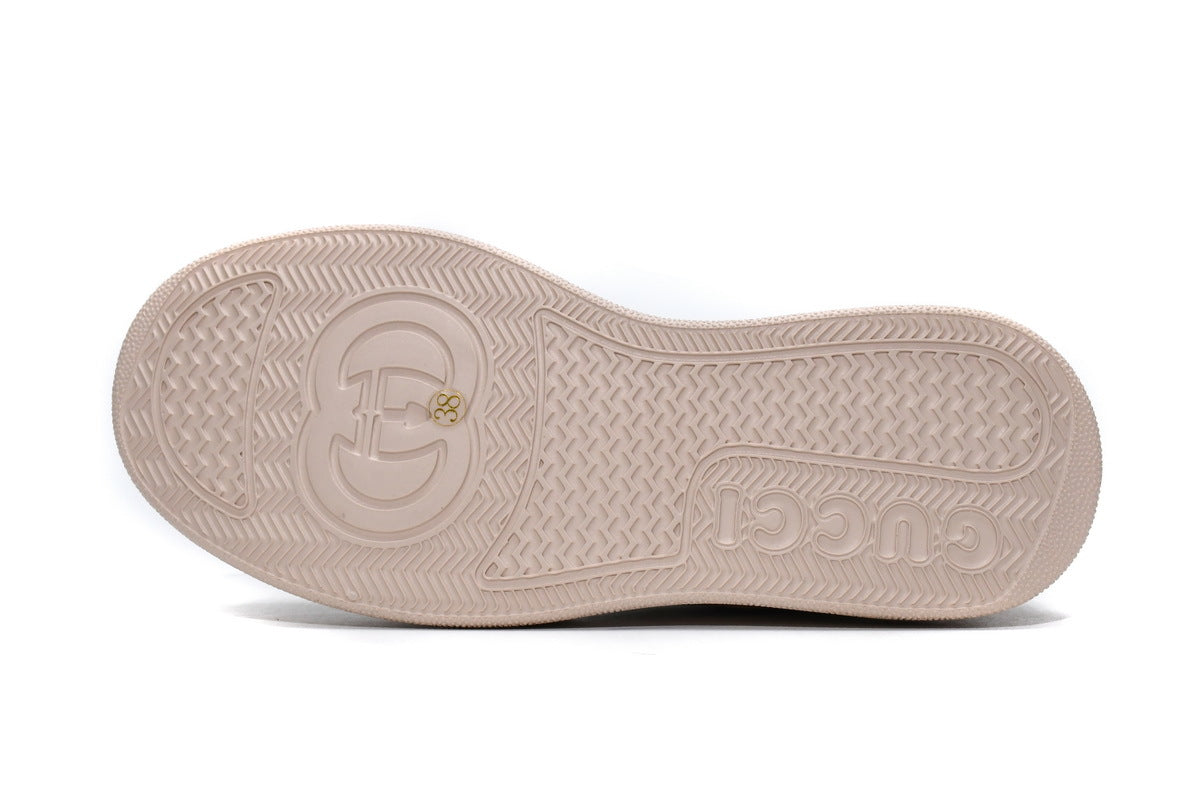 Gucci Chunky B White Pink Leather Sneakers
