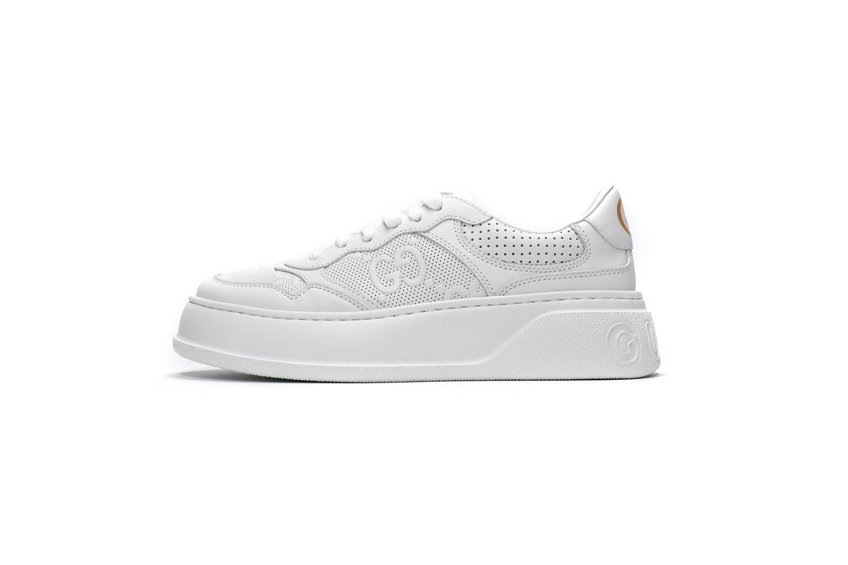 Gucci Chunky B White Leather Sneakers