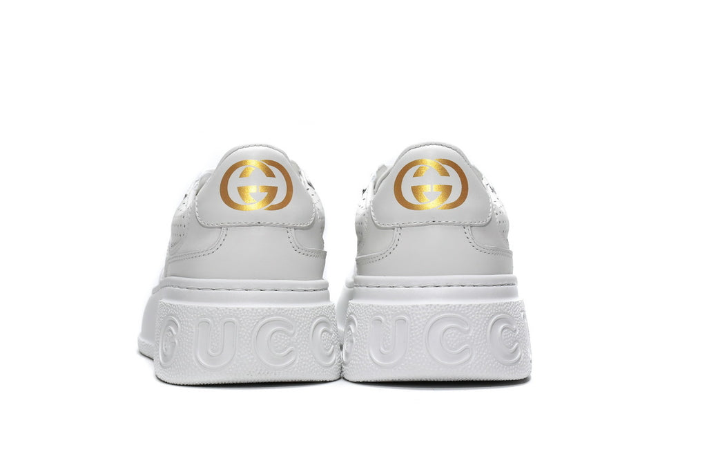 Gucci Chunky B White Leather Sneakers