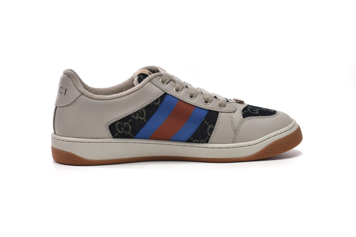 Gucci Screener Blue GG Canvas Sneakers