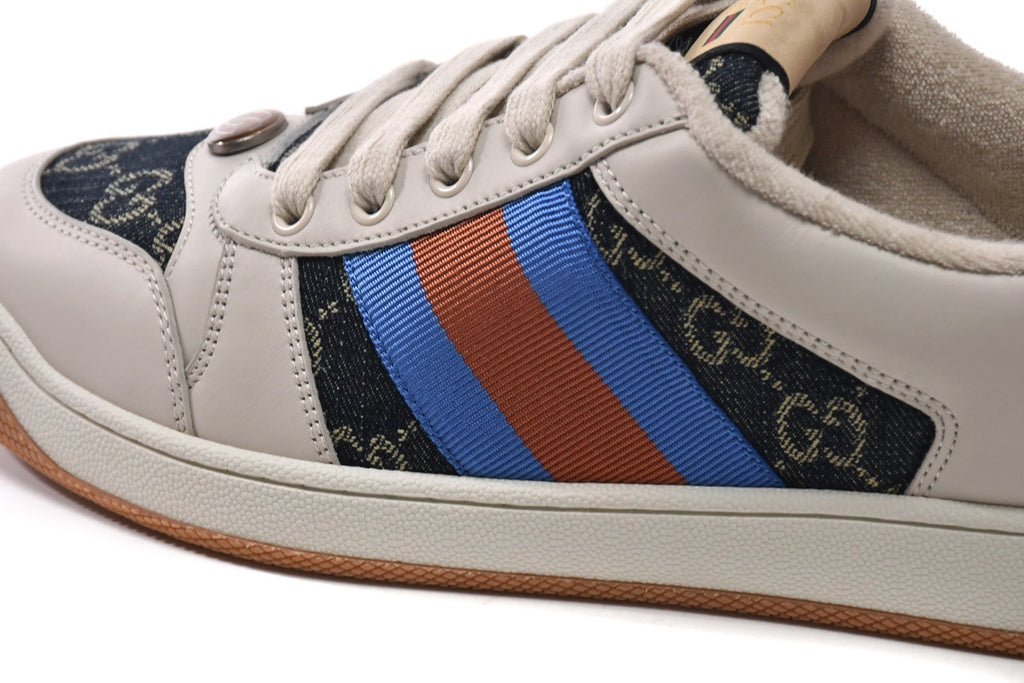 Gucci Screener Blue GG Canvas Sneakers