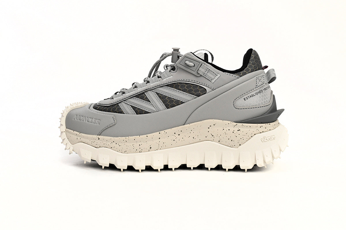 Moncler Trailgrip Gray Splatter-Sole Sneakers