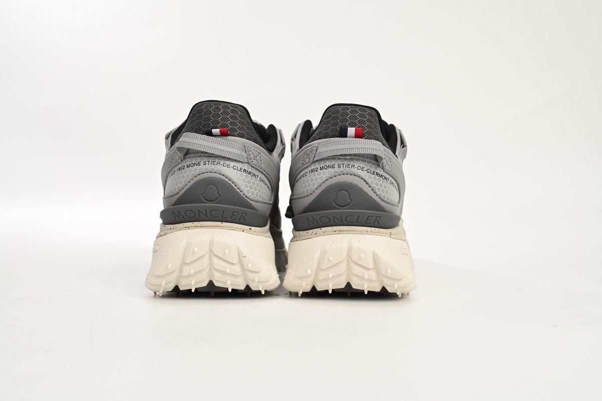 Moncler Trailgrip Gray Splatter-Sole Sneakers
