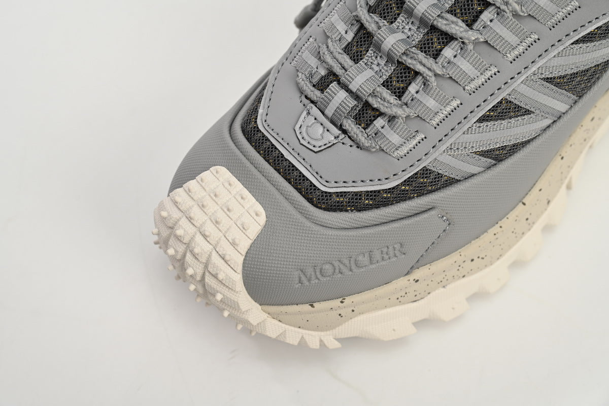 Moncler Trailgrip Gray Splatter-Sole Sneakers