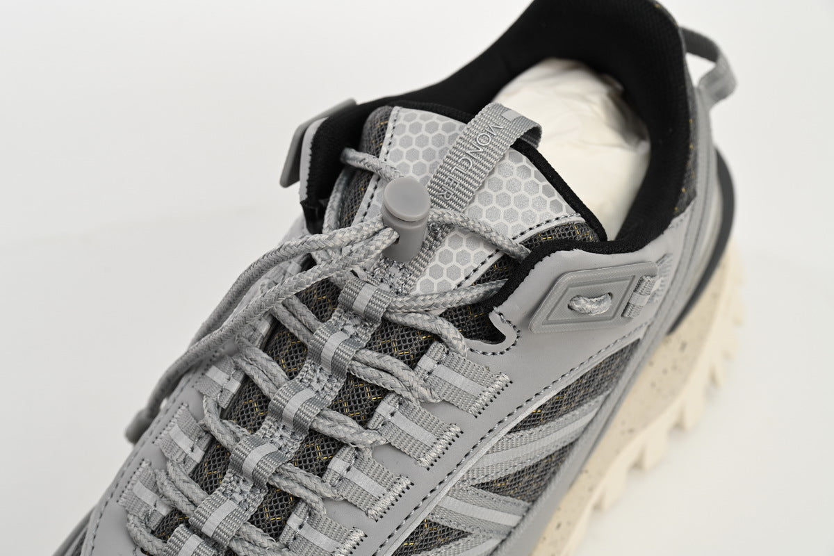 Moncler Trailgrip Gray Splatter-Sole Sneakers