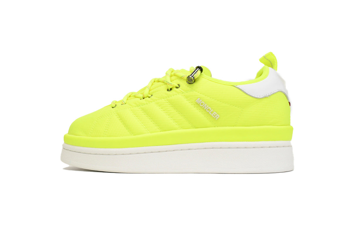 Moncler x adidas Campus Solar Yellow Sneakers