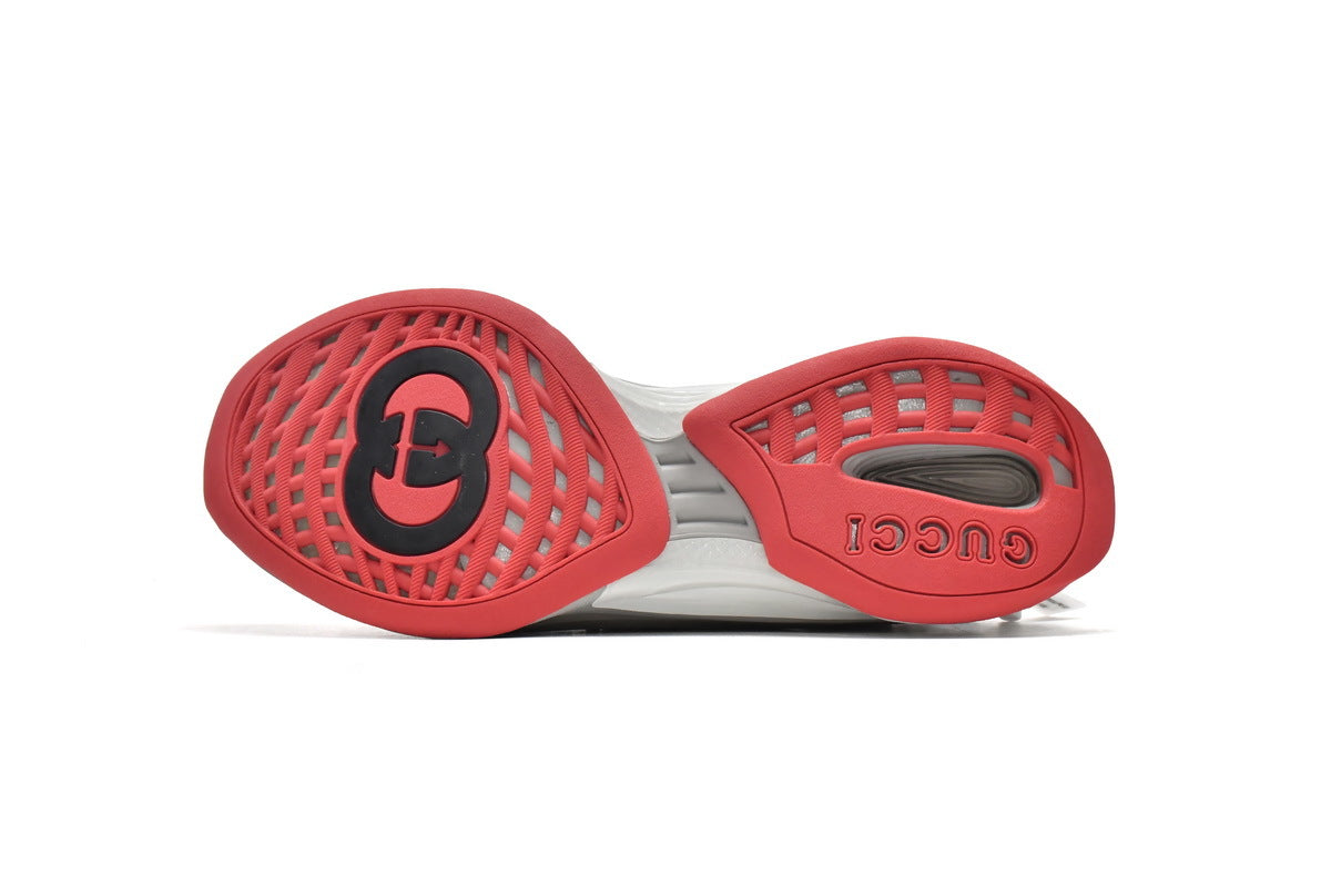 Gucci Run Grey Red Sneakers