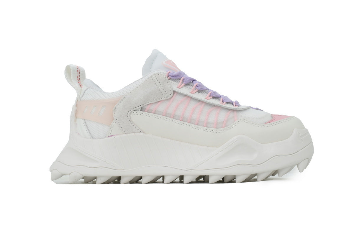 Off-White ODSY-1000 Ivory Lavender Mixed-Material Sneakers