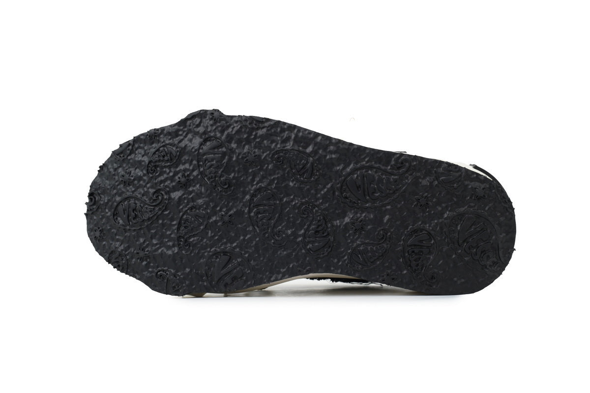xVESSEL Nougat Snowflake Black Plush Sneakers