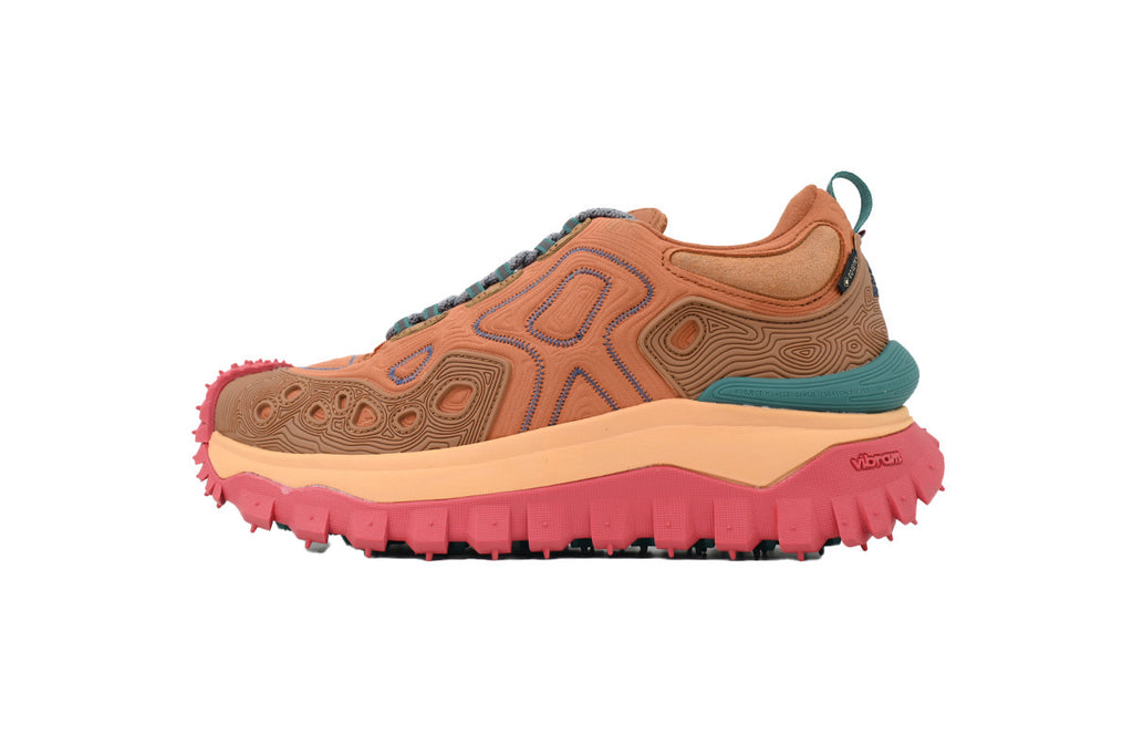 Moncler x Salehe Bembury Trailgrip Grain Brown Green Sneakers