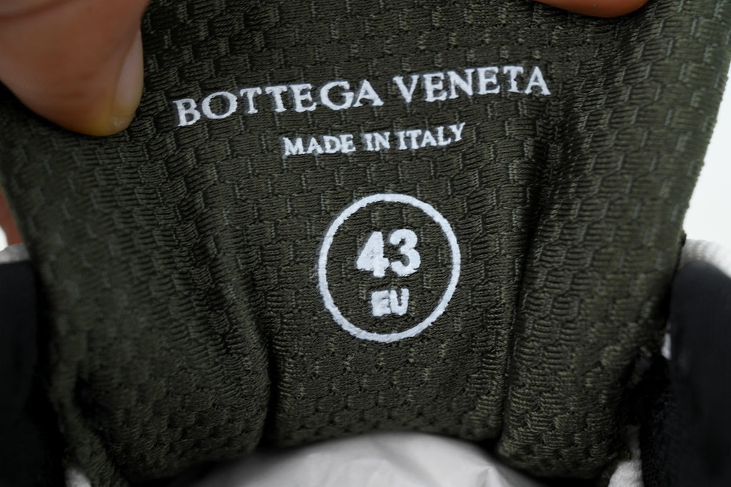 Bottega Veneta Orbit Forest Green Mesh Sneakers