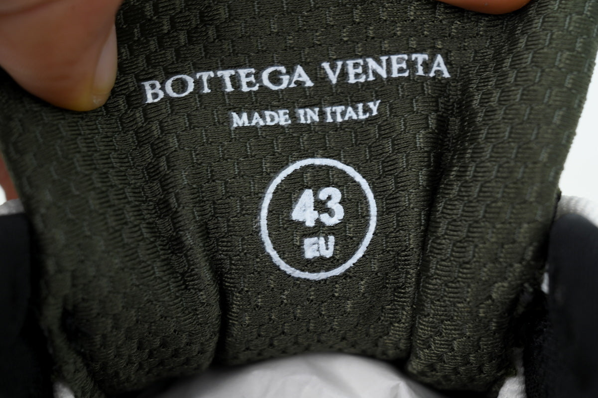 Bottega Veneta Orbit Forest Green Mesh Sneakers