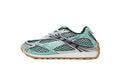 Bottega Veneta Orbit Green Oasis Silver Mesh Sneakers