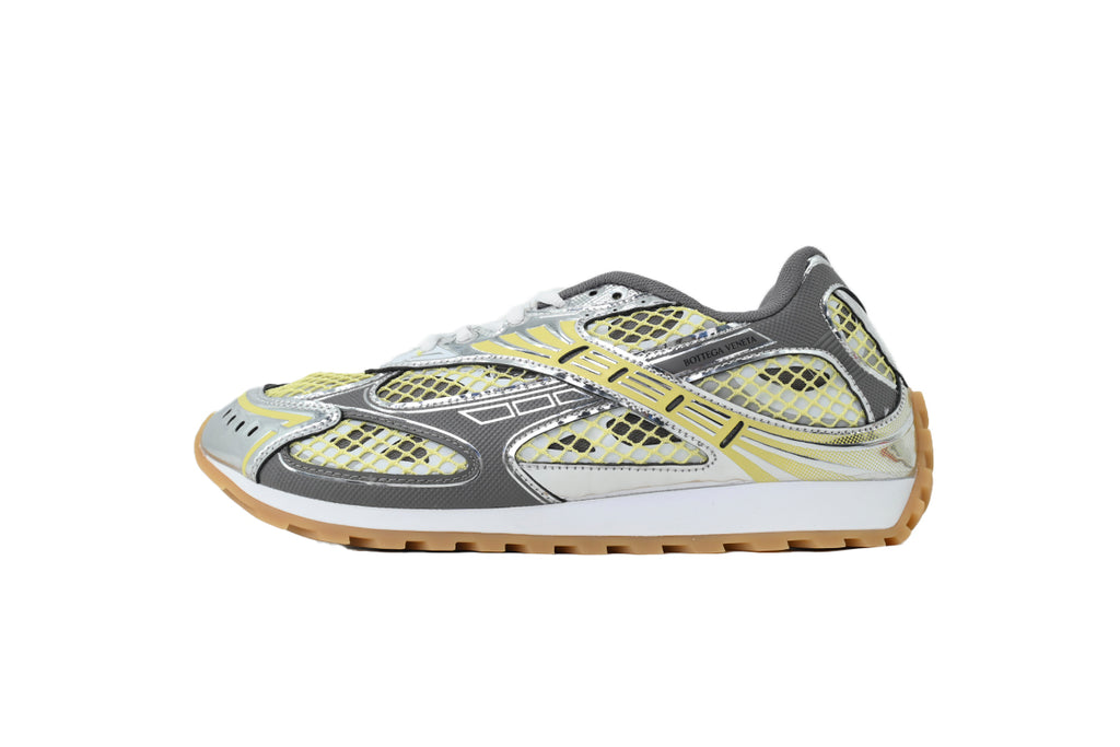 Bottega Veneta Orbit Basalt Silver Mesh Sneakers