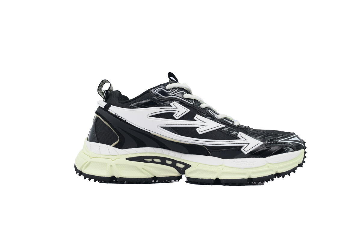 Off-White Be Right Back Black Lime Sneakers