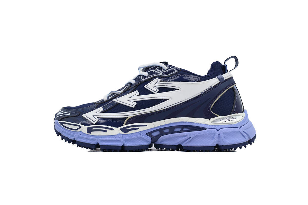 Off-White Be Right Back Navy Blue Sneakers