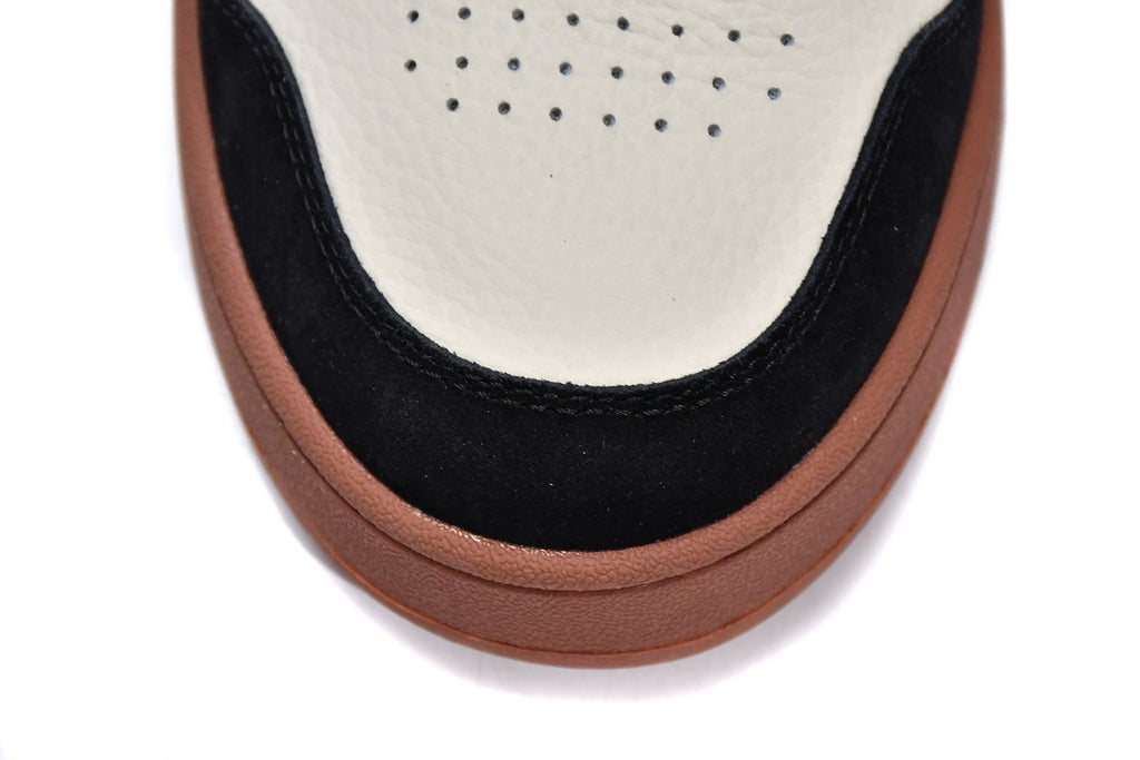 FENDI Match Black White Suede Sneakers
