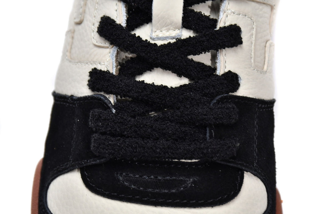 FENDI Match Black White Suede Sneakers