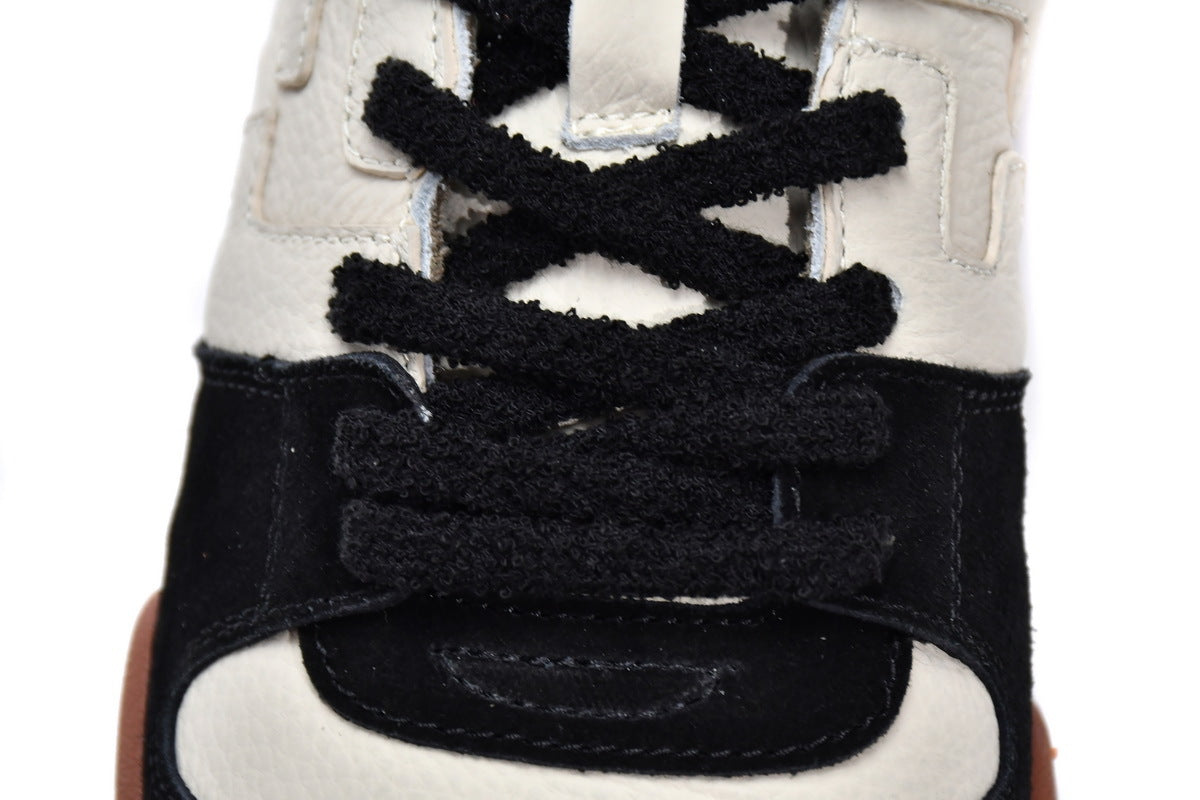 FENDI Match Black White Suede Sneakers
