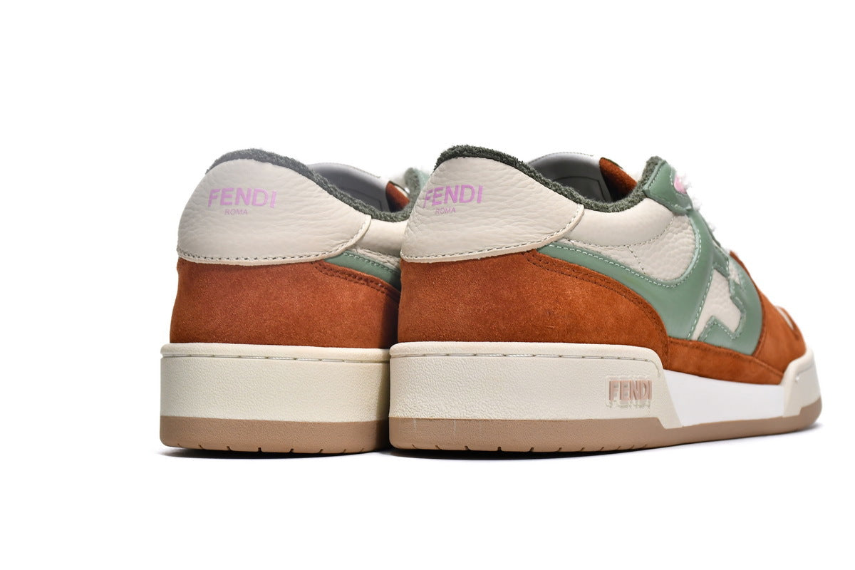 FENDI Match Fuchsia Suede Sneakers