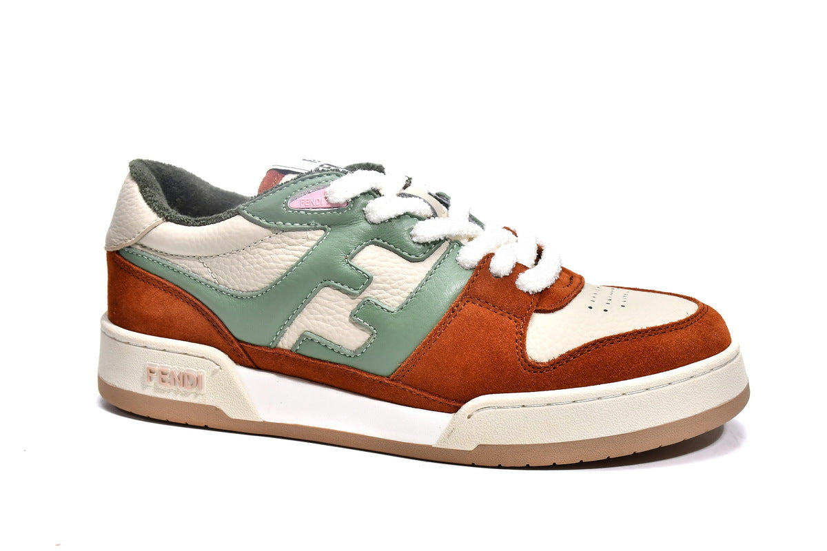 FENDI Match Fuchsia Suede Sneakers