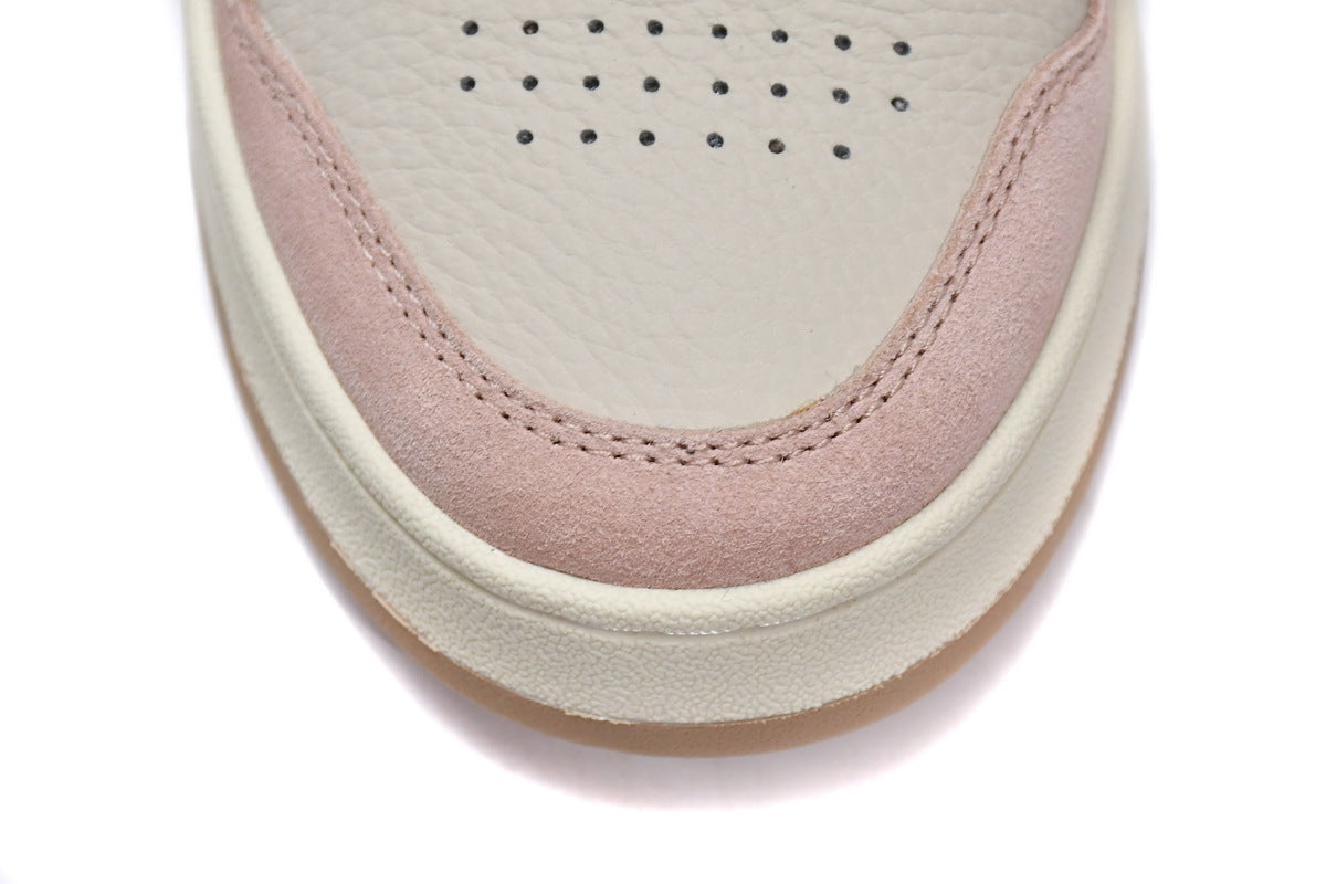 FENDI Match Pink Suede Leather Sneakers