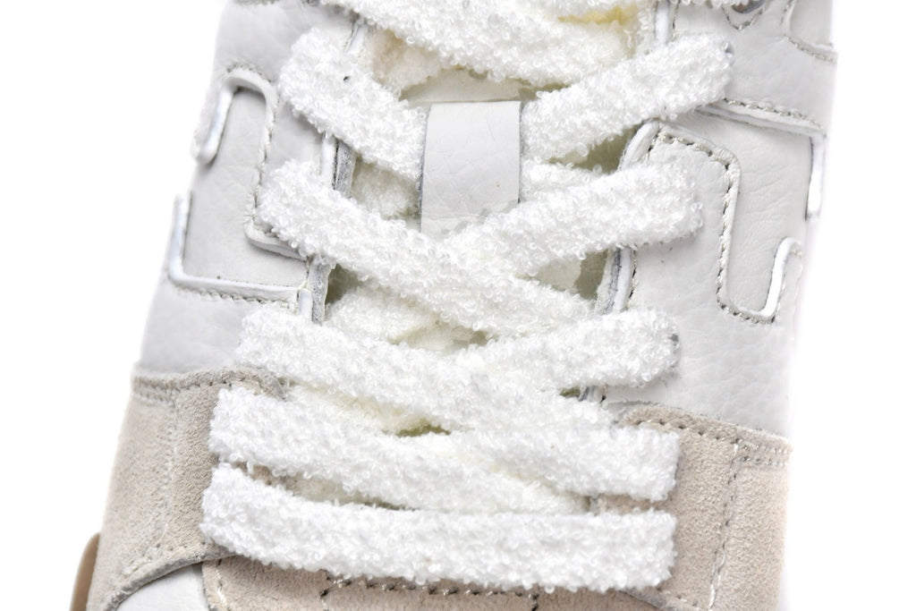 FENDI Match White Leather Suede Sneakers