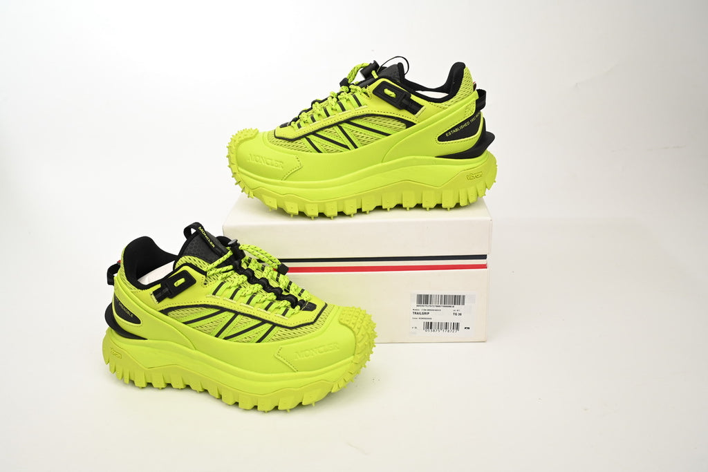 Moncler Trailgrip Fluorescent Green Sneakers