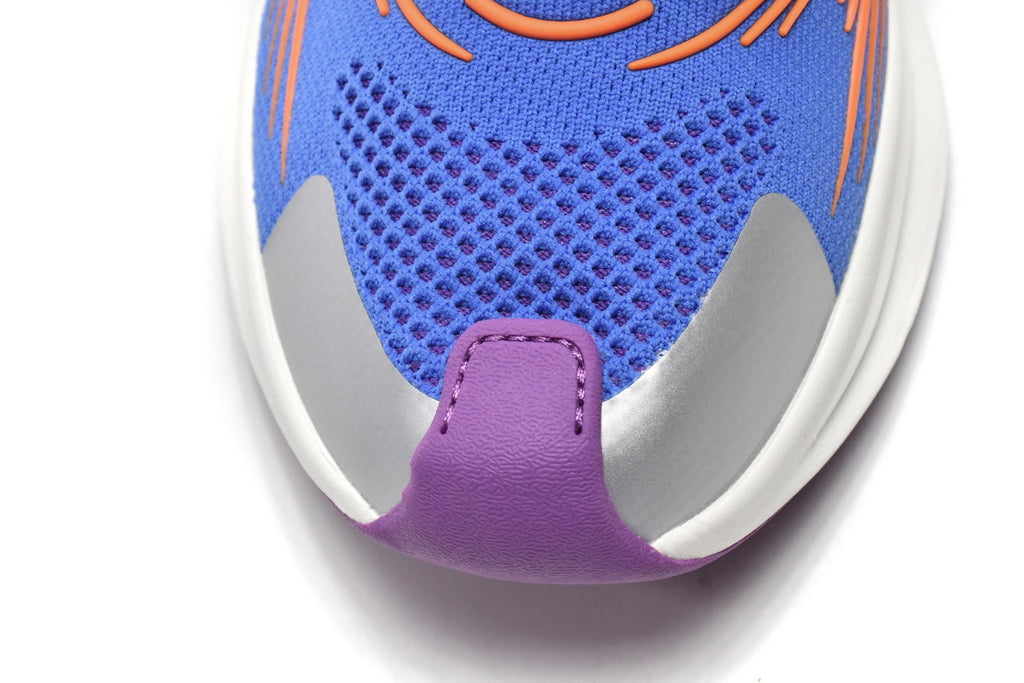 Gucci Run White Blue Orange Knit Sneakers