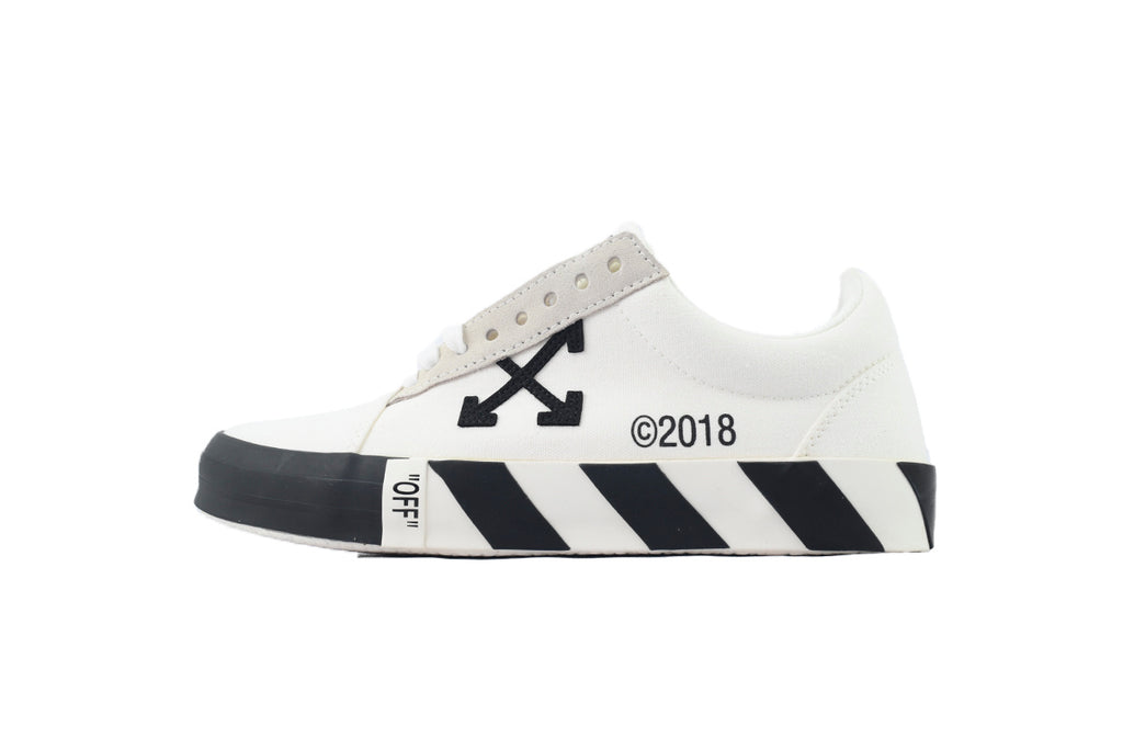 Off-White Vulc Low White Canvas Sneakers