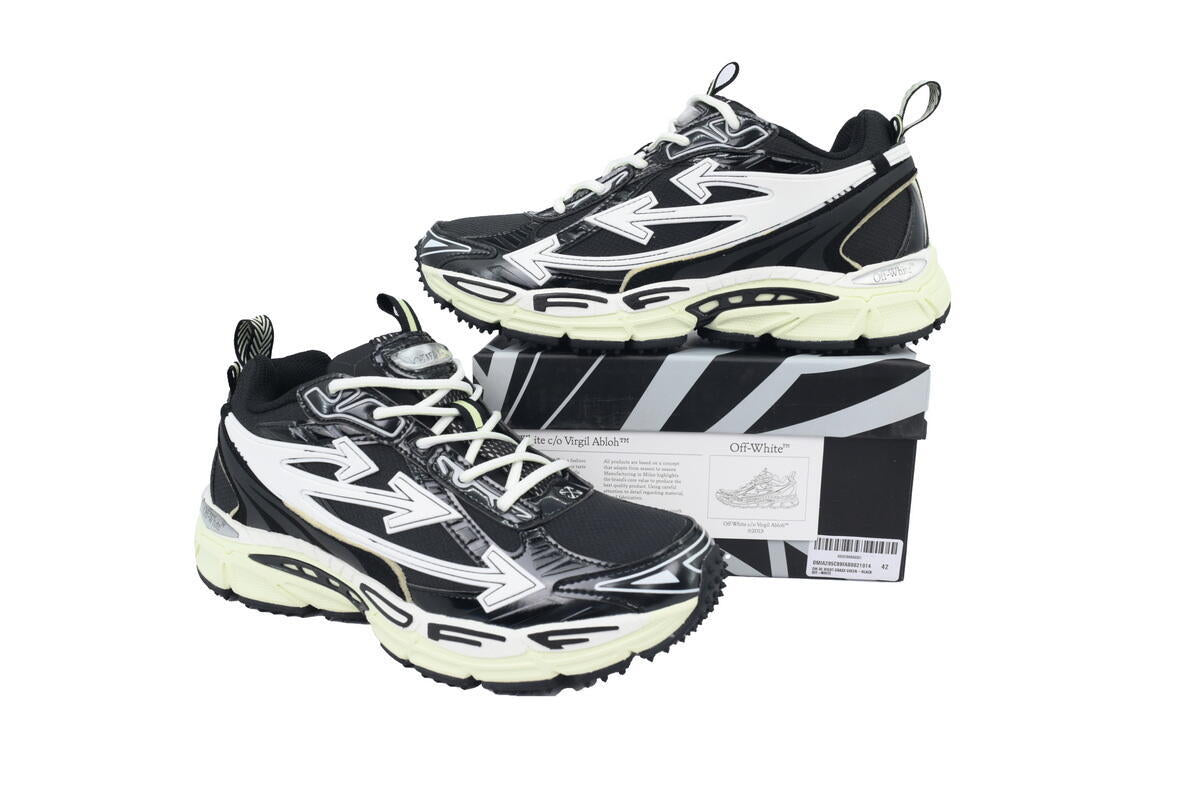 Off-White Be Right Back Black Lime Sneakers