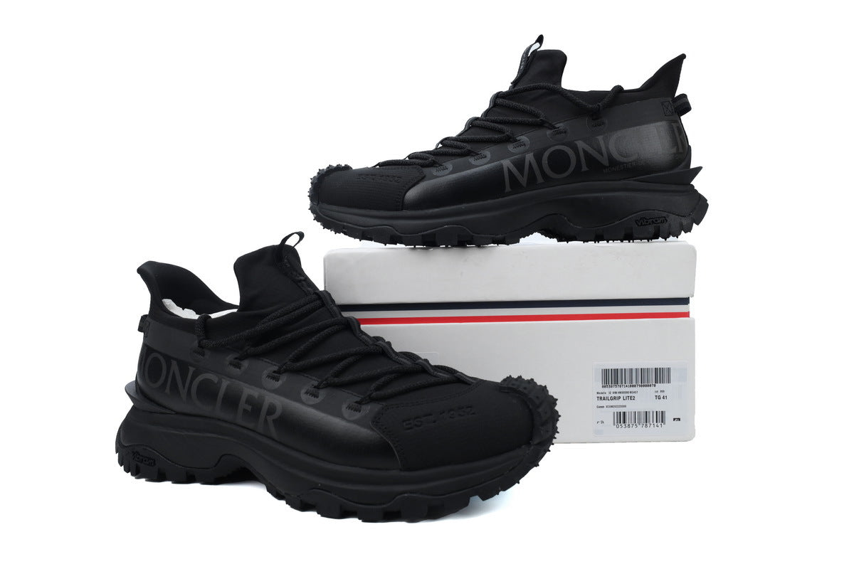 Moncler Trailgrip Lite 2 Black Sneakers