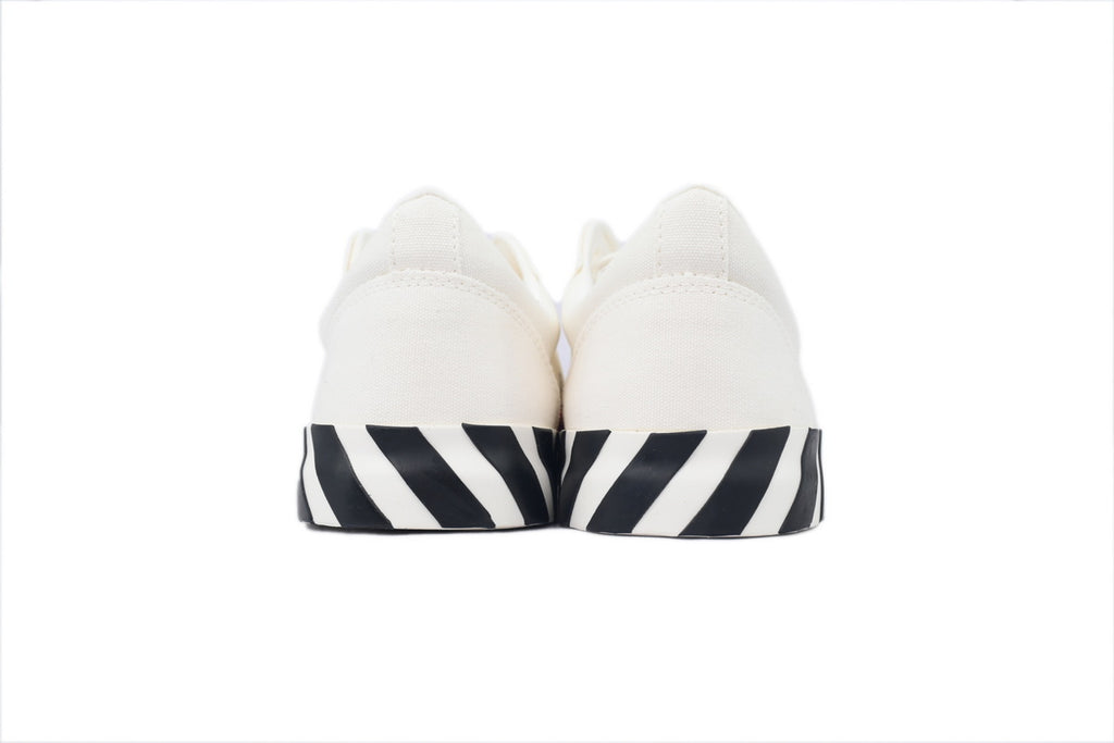 Off-White Vulc Low White Green Canvas Sneakers