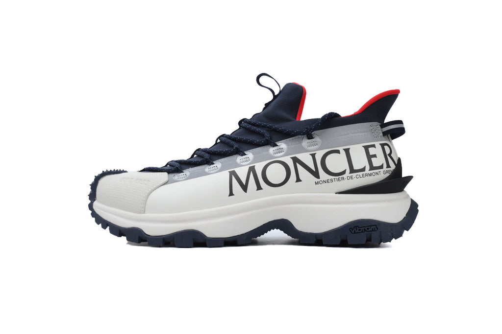 Moncler Trailgrip Lite 2 White Blue Red Sneakers