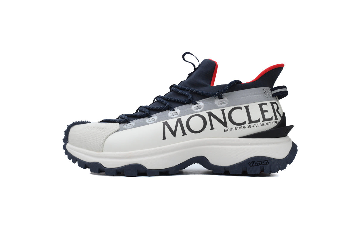Moncler Trailgrip Lite 2 White Blue Red Sneakers