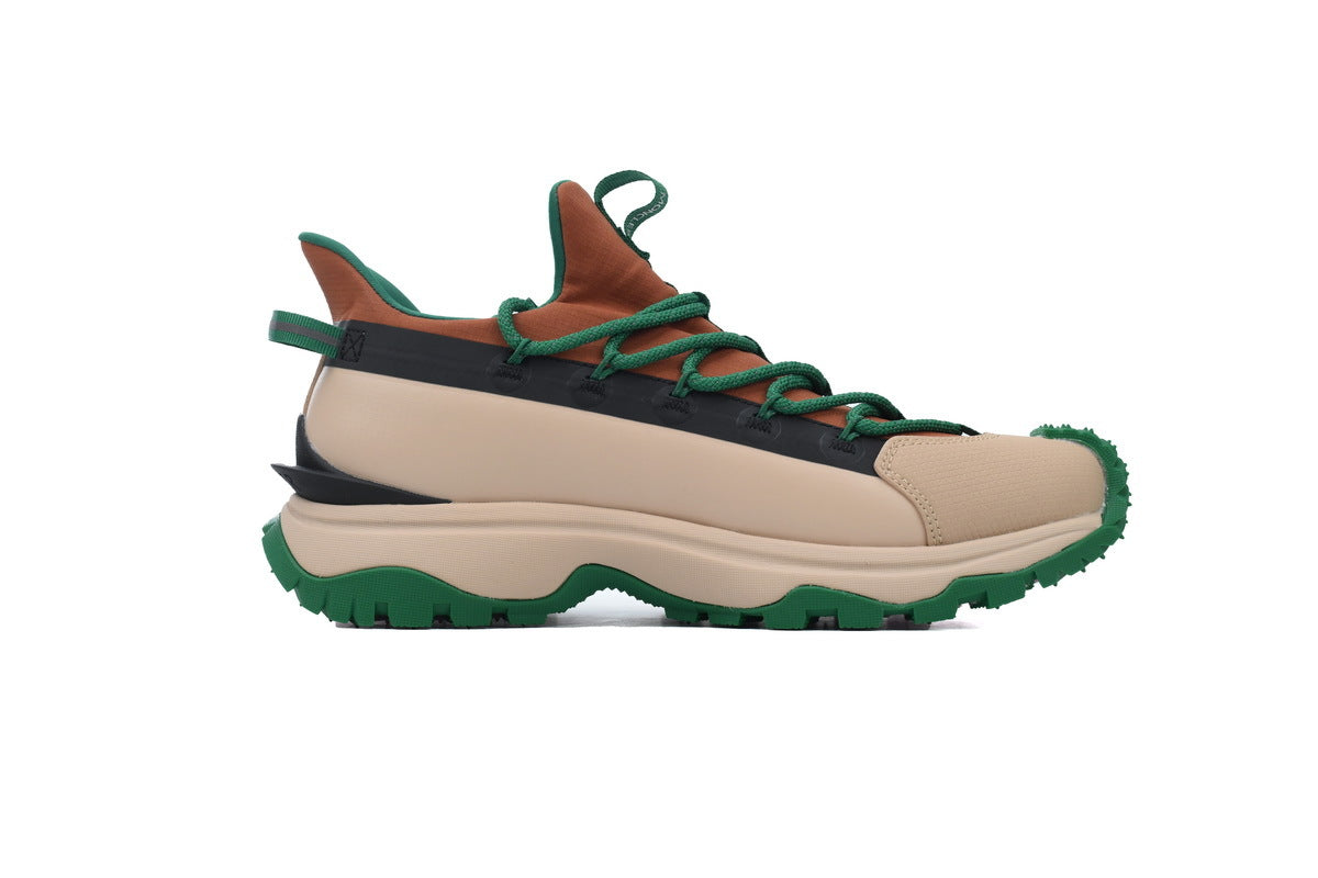 Moncler Trailgrip Lite2 Brown Green Ripstop Sneakers
