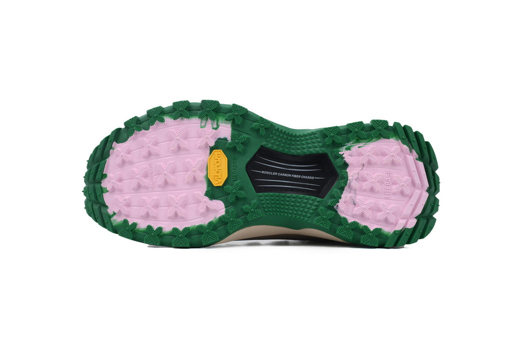 Moncler Trailgrip Lite2 Brown Green Ripstop Sneakers