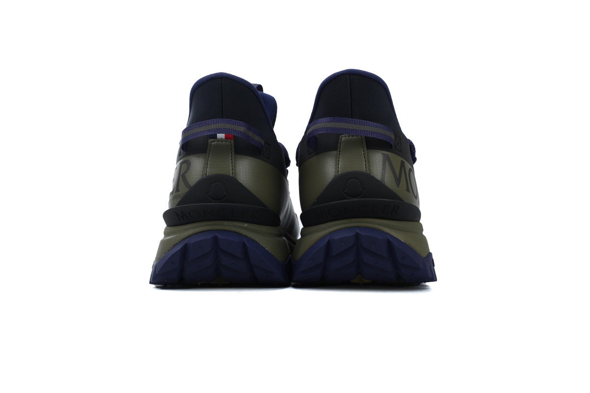 Moncler Trailgrip Lite 2 Olive Green Navy Sneakers