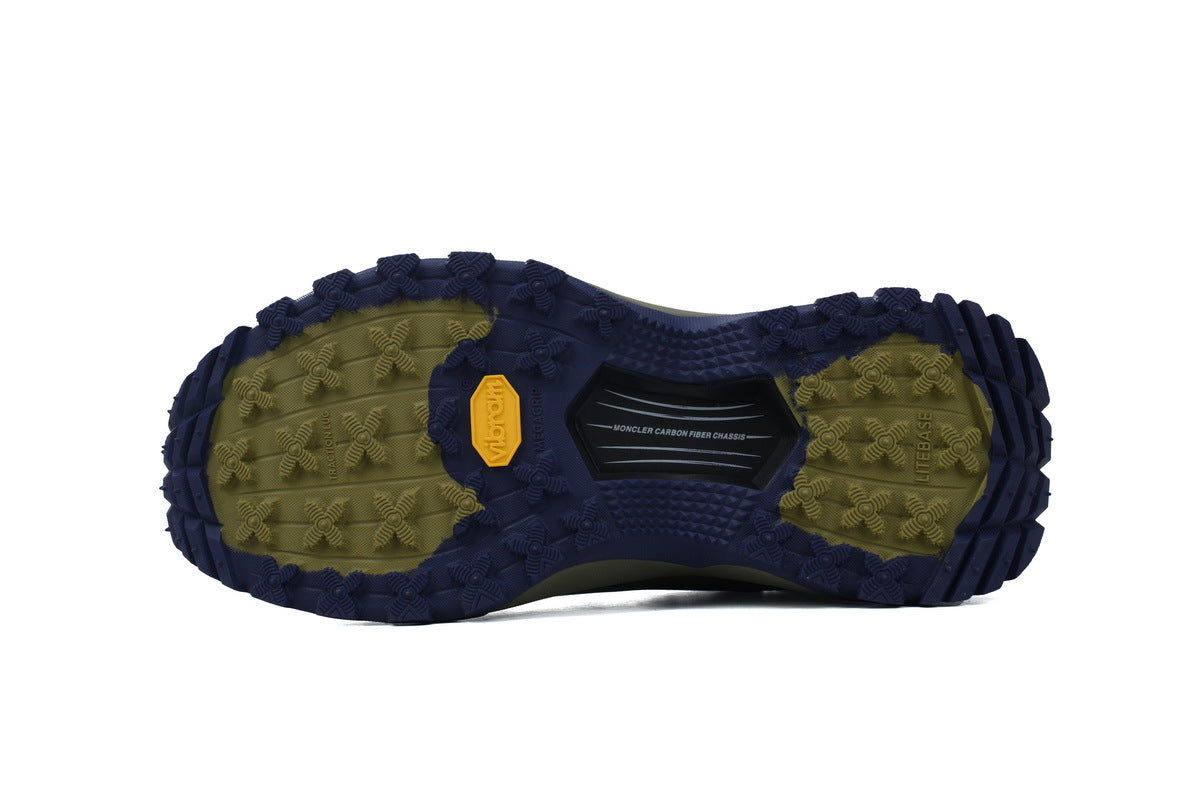 Moncler Trailgrip Lite 2 Olive Green Navy Sneakers