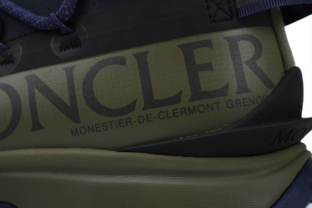 Moncler Trailgrip Lite 2 Olive Green Navy Sneakers