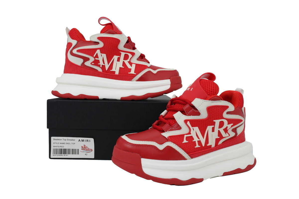 AMIRI Red Bone Sneakers