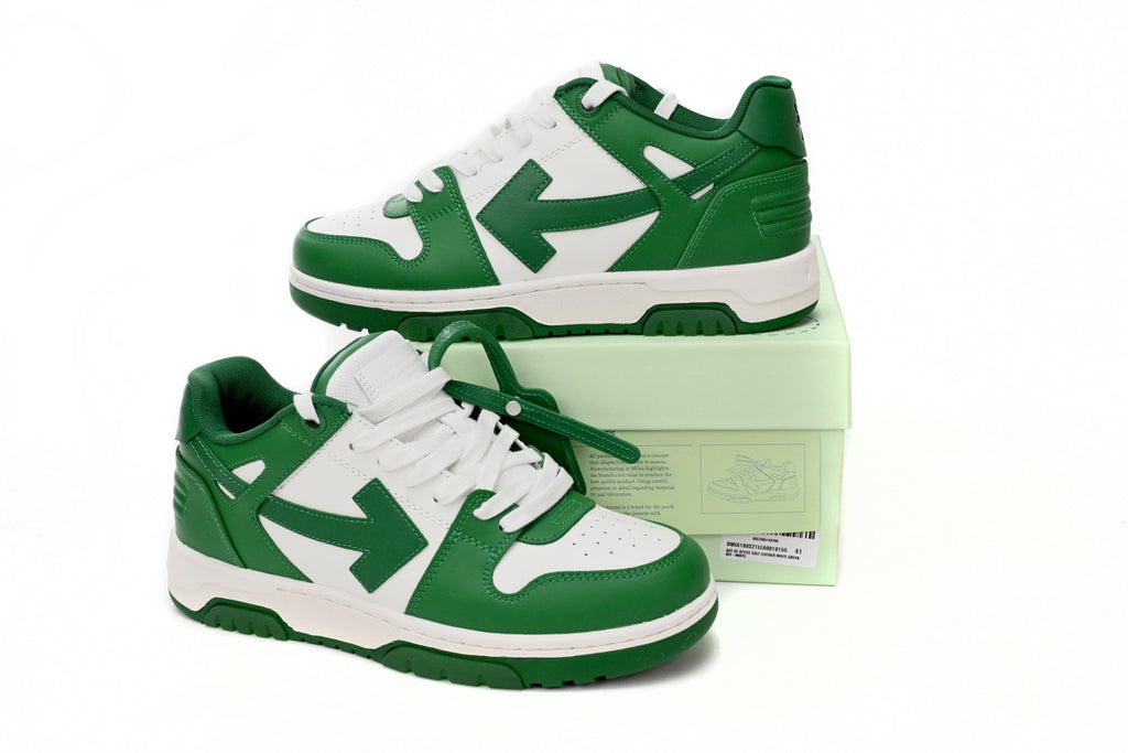 Off-White Out Of Office Low-Top Sneakers Green