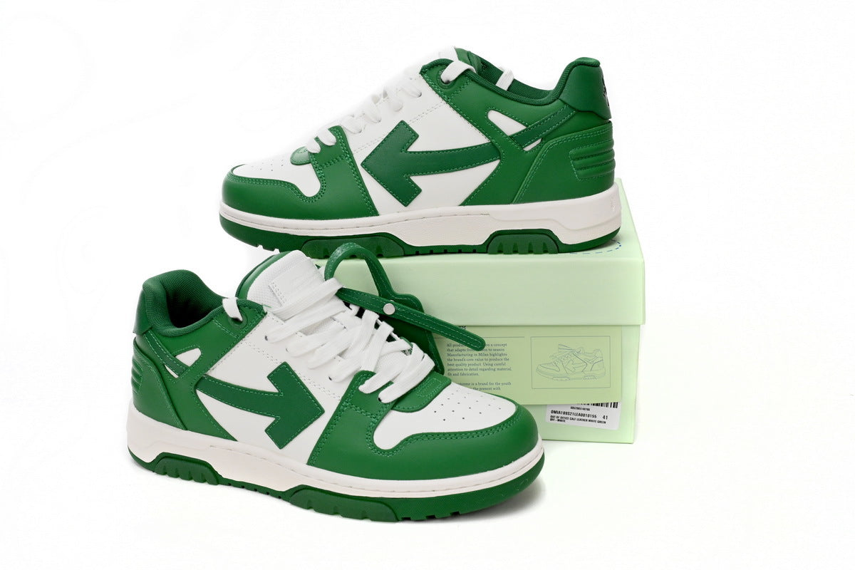 Off-White Out Of Office Low-Top Sneakers Green