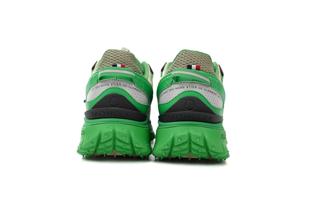 Moncler Trailgrip Green Beige Sneakers