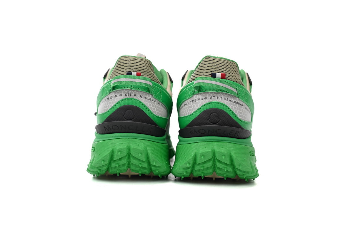 Moncler Trailgrip Green Beige Sneakers