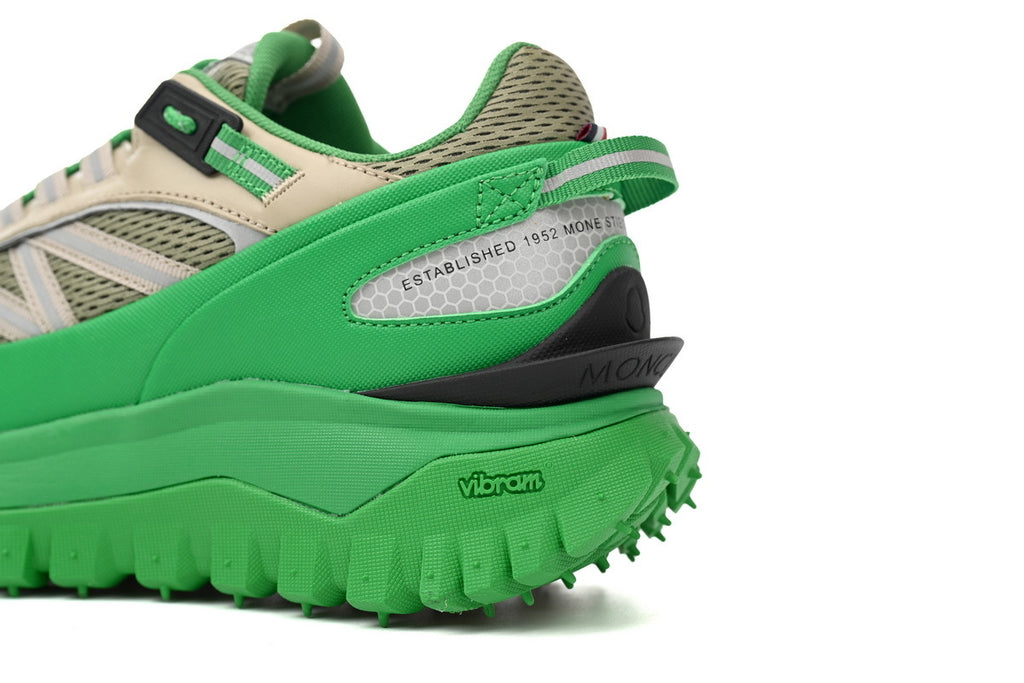 Moncler Trailgrip Green Beige Sneakers