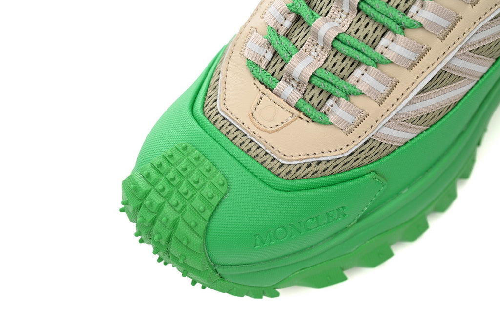 Moncler Trailgrip Green Beige Sneakers