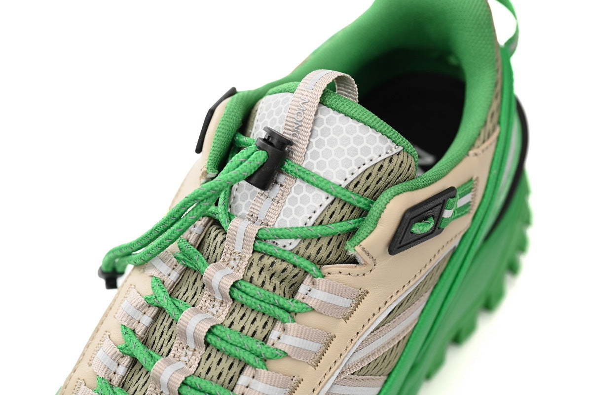 Moncler Trailgrip Green Beige Sneakers