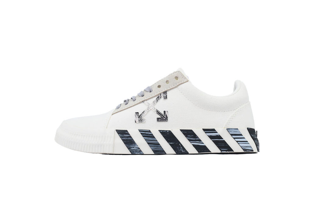 Off-White Vulc Low Women's White Black Canvas Sneakers