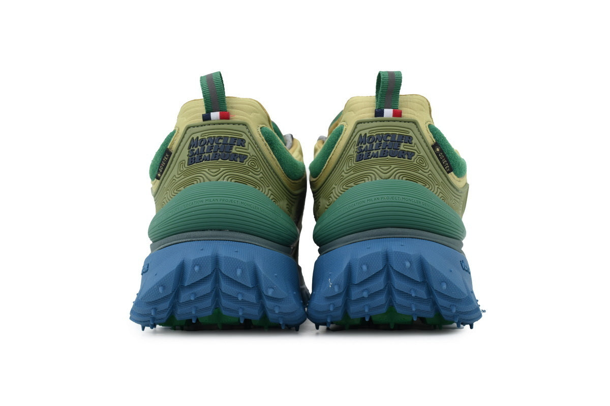Moncler x Salehe Bembury Trailgrip Grain Green Sneakers